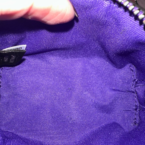 Coach rare hard to find dark purple small accessories case - Picture 8 of 8